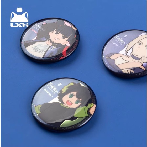 LXH-Official Genuine Merchandise of The Legend of Hei 2 Movie: Character Badge Set